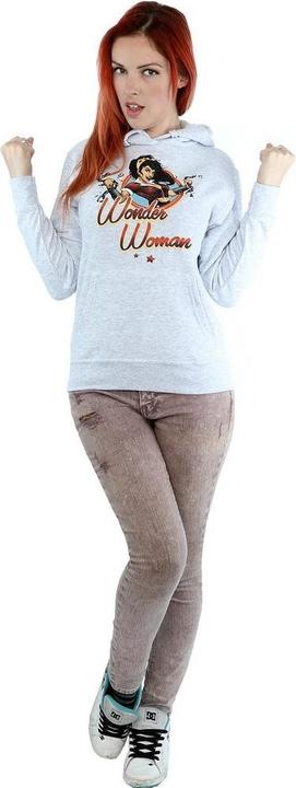 Immagine prodotto Wonder Woman Felpa con Cappuccio Distintivo Donna (XS)