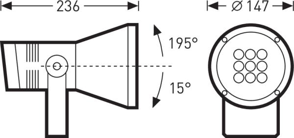 Actual product image Trilux 6330140 (1000 lm, IP65)