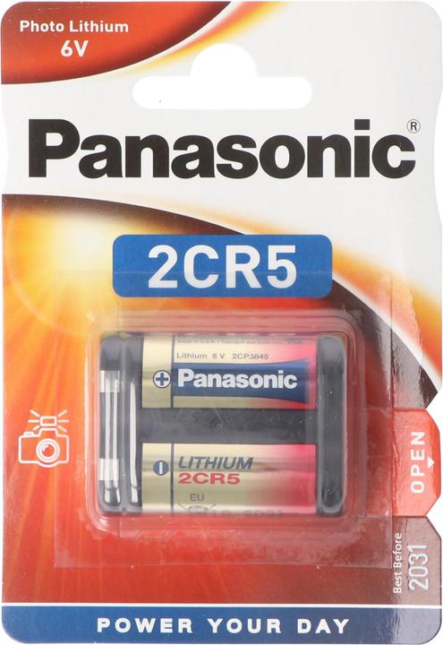 Actual product image Panasonic Photo Lithium 2CR5 (1 pcs., 2CR5, 1400 mAh)