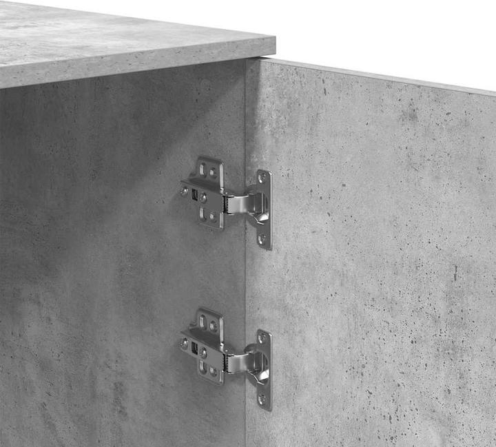 Image du produit VidaXL Armoire de stockage gris béton 50x45x103,5 cm Armoire en bois composite