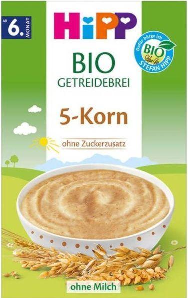 Image du produit Hipp Bio Getreidebrei 5-Korn ungesüsst (200 g)