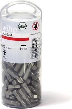 Produktbild Wiha Bit Set Standard 25 mm TORX® (T20) 100-tlg. 1/4" in Grosspackung (40463) (T20)