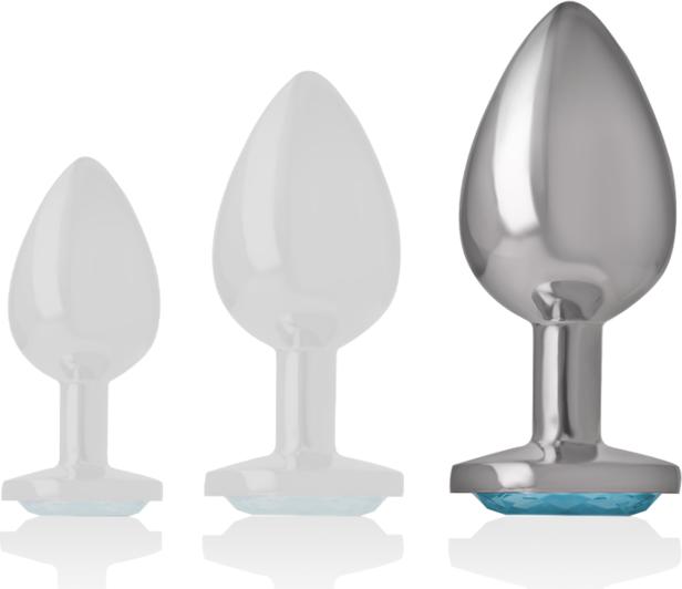 Immagine prodotto Intense Plug Anale In Metallo Blu Taglia L