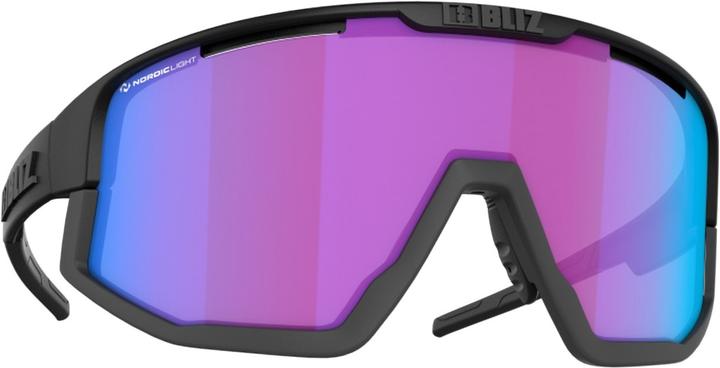 Actual product image Bliz Fusion Nordic Light (Matt Black, Begonia w Violet multi)