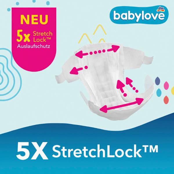 Image du produit dm babylove Couches Premium (Taille 8, Pack, 28 pièce(s))