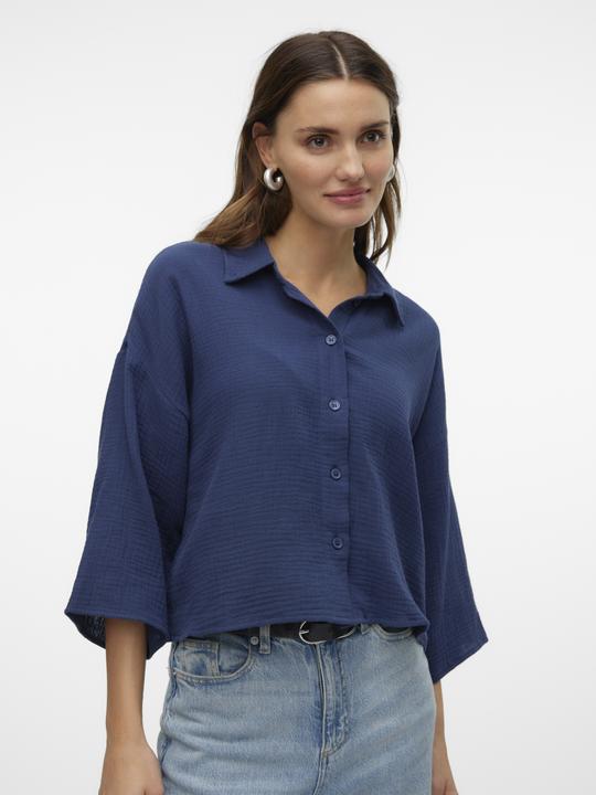 Actual product image Vero Moda VMNATALI CROP SHIRT WVN NOOS Blouse (M)