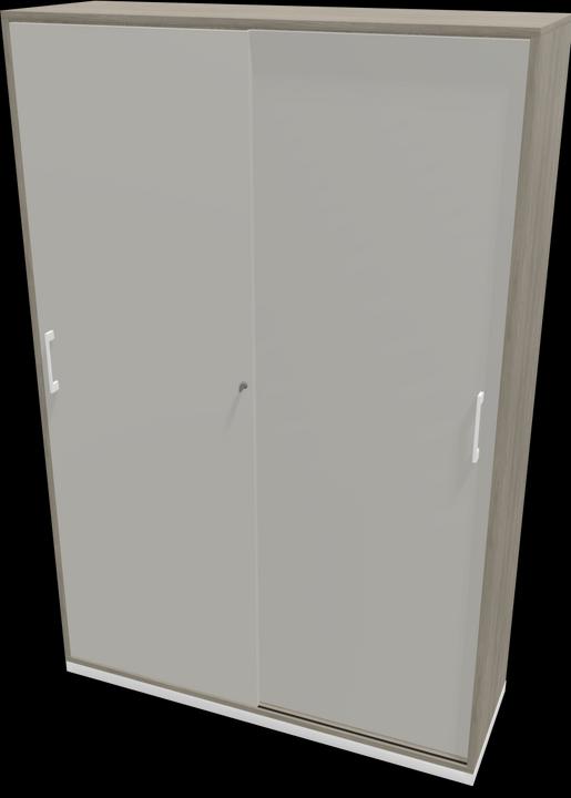 Bianco, Grigio perla, Legno decorativo grigio con struttura