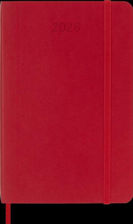 Produktbild Moleskine TAKA 2026 PK SC Scha.Rot (9 x 14 cm, Englisch)
