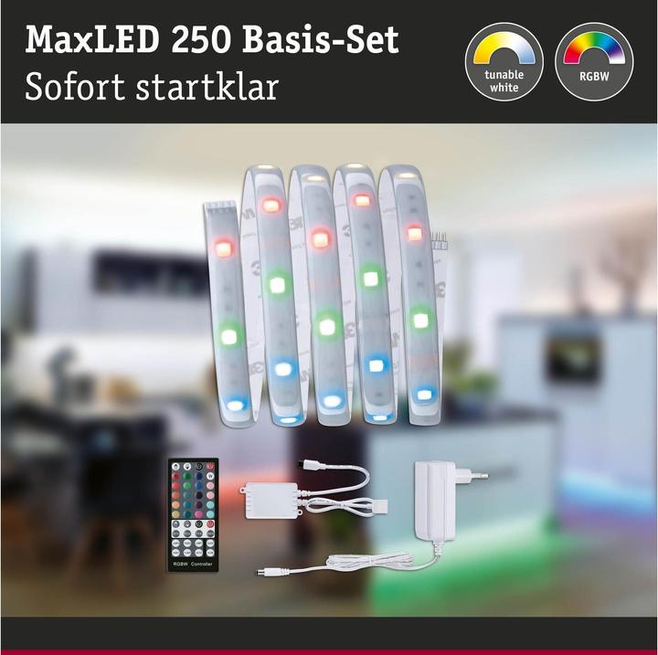 Immagine prodotto Paulmann Set di strisce MaxLED 250 (Multicolore, 150 cm, Interno)