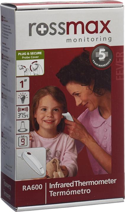 Immagine prodotto Rossmax Termometro auricolare a infrarossi RA600 (Auricolare)