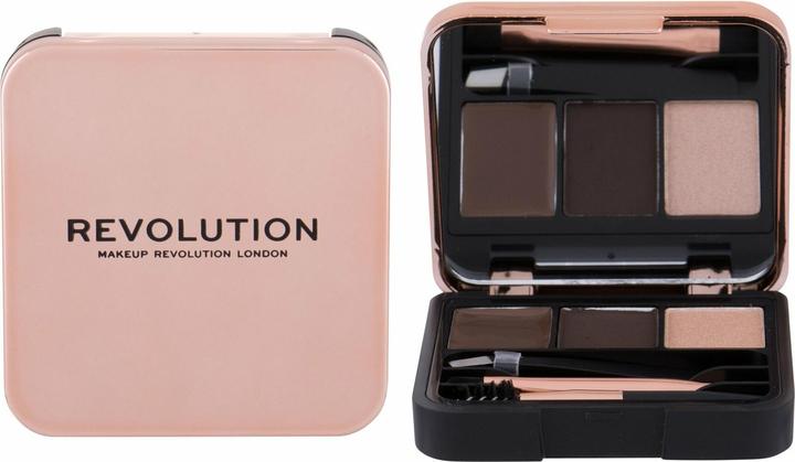 Immagine prodotto Makeup Revolution Kit per scolpire le sopracciglia (Dark Brown)