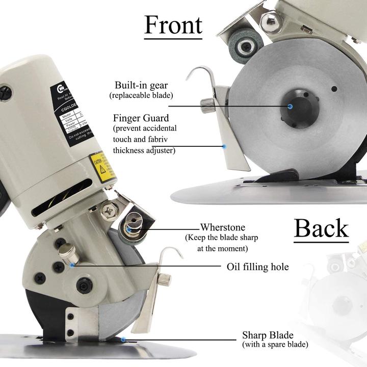 Actual product image Cgoldenwall YJ-90B Industrial Fabric Cutter (1 Sheets)