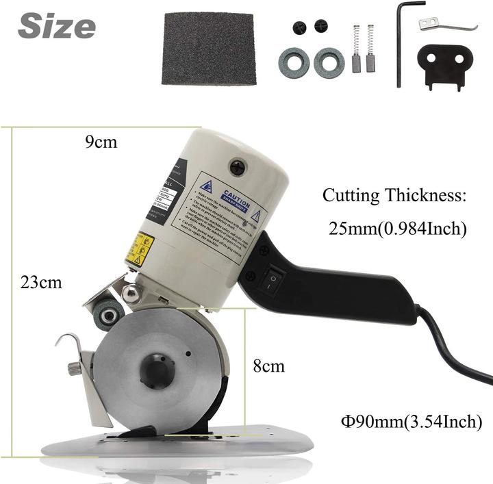 Actual product image Cgoldenwall YJ-90B Industrial Fabric Cutter (1 Sheets)