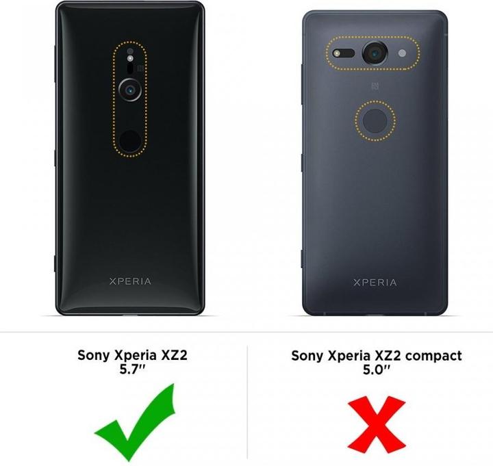 Image du produit Screenguard Sony Xperia XZ2 Housse Carbon Brushed Soft TPU (Sony Xperia XZ2)