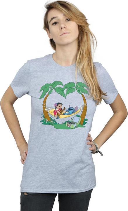 Immagine prodotto Disney Lilo And Stitch Play Some Music Maglietta Ampia Donna (3XL)
