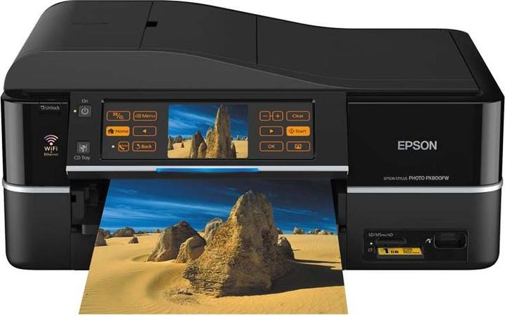 Epson Stylus PX810FW, all-in-one, touchscreen, WLAN, fax (Ink, Colour)
