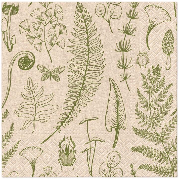 Image du produit PAW NAPKINS PAPIER FORÊT NATURE 33X33CM 20PCS (20 x, 33 x 33 cm)