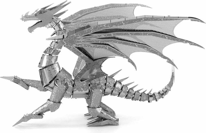 Image du produit Metal Earth Kit Iconx Silver Dragon