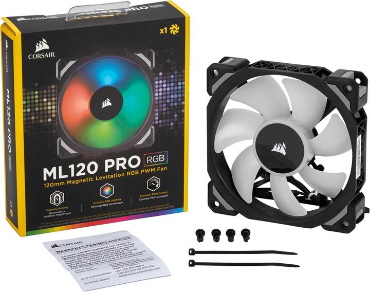 Actual product image Corsair ML120 Pro RGB (120 mm, 1 x)