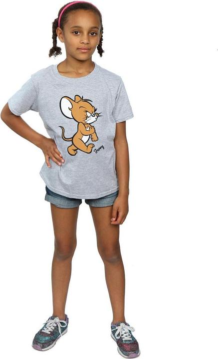Actual product image Tom & Jerry Girls Mouse Cotton T-Shirt (128)