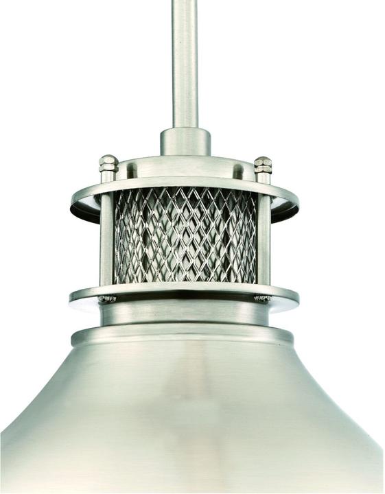 Westinghouse Pendelleuchte Vintage Industrial Nickel mit 1 Lampe (E27)