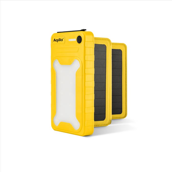 Actual product image Aqiila Powerbird BS10 - solar powerbank 10000 mAh (10000 mAh, 20 W, 37 Wh)