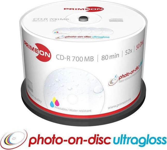 Image du produit Primeon Cd-R (50 x)