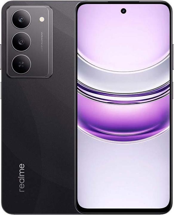 Actual product image realme 14x (128 GB, Carbon black, 6.67", Hybrid Dual SIM, 50 Mpx, 5G)