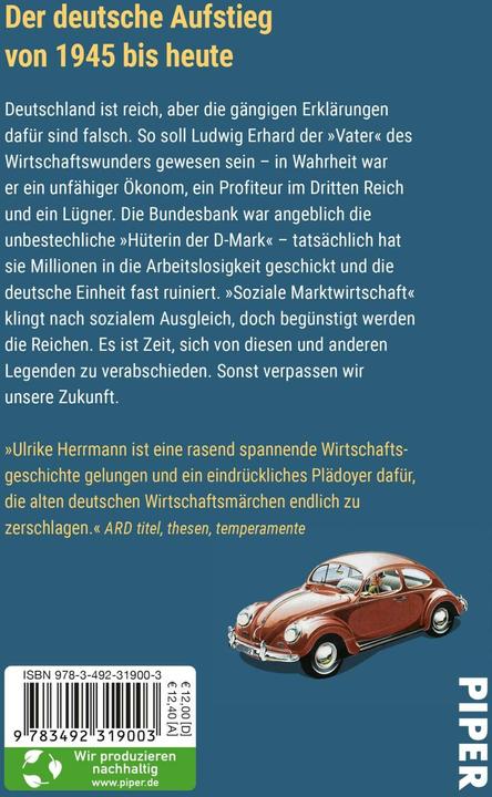 Produktbild Deutschland, ein Wirtschaftsmärchen (Deutsch, Ulrike Herrmann, 2022)