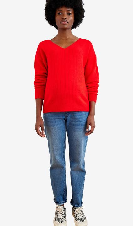 Actual product image Vertbaudet Umstands-Jeans mit geradem Bein und nahtlosem Einsatz am Bauch (38)