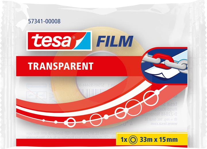 Actual product image tesa Adhesive tape tesafilm transparent (15 mm)