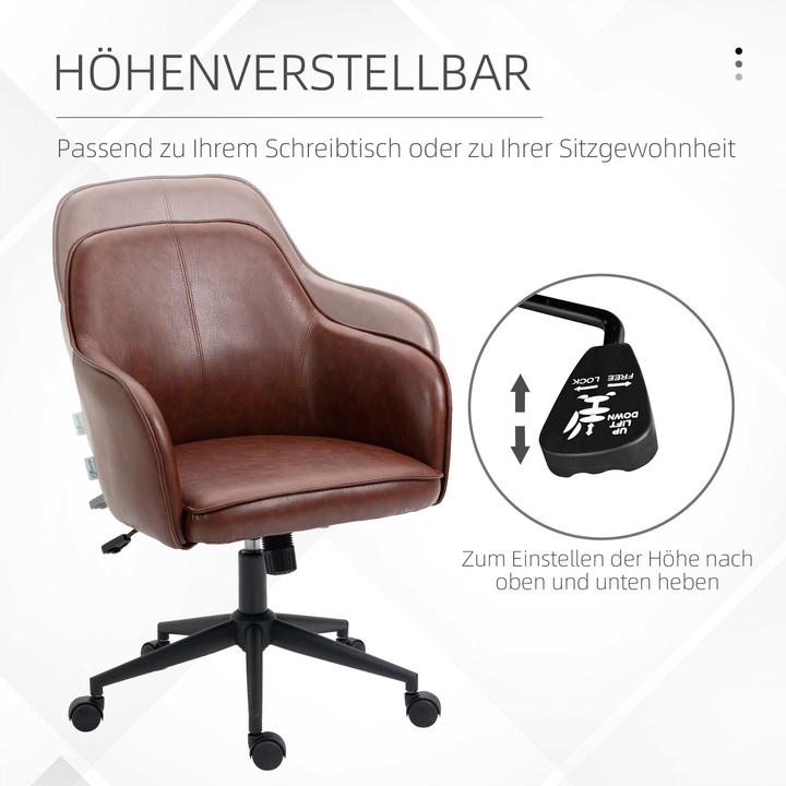 Image du produit Vinsetto Chaise de bureau avec roulettes