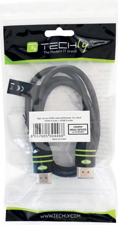 Actual product image Techly HDMI (Typ A) — HDMI (Typ A) (0.50 m, HDMI)