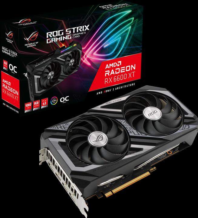 Produktbild ASUS Radeon ROG STRIX RX 6600 XT O8G GAMING (8 GB)
