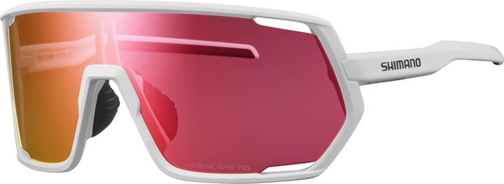 Shimano Unisex Brille Technium RD (Matte White, ridescape rd)
