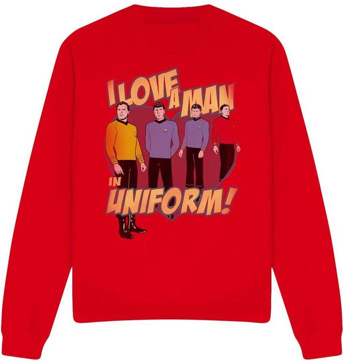 Man in Uniform Sweatshirt