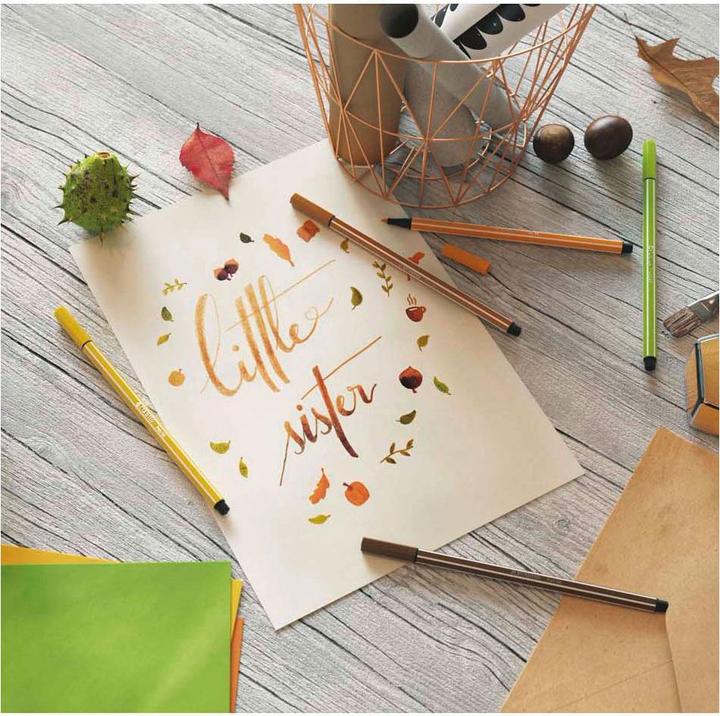 Produktbild STABILO Pen 68 Premium-Filzstift (Schwarz, 1 x)