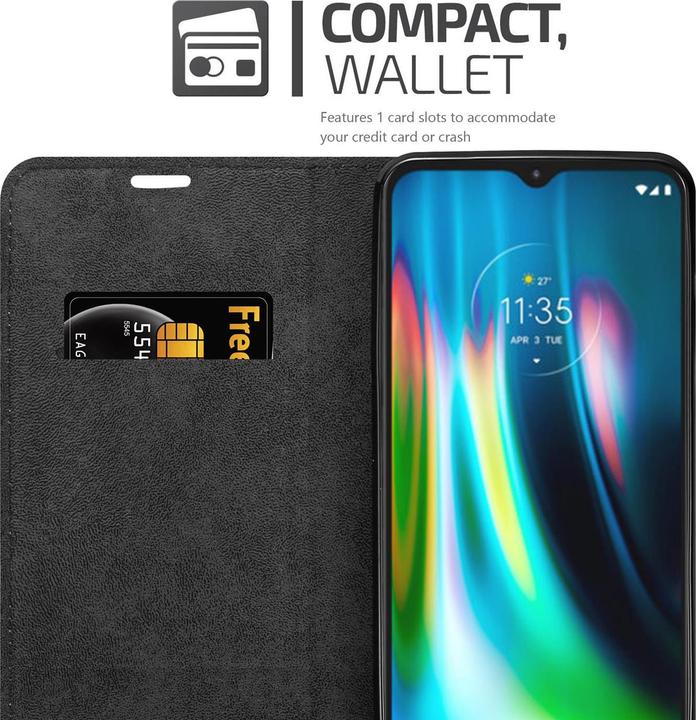 Productafbeelding Cadorabo Boek Onzichtbare Magneethoes (Motorola Moto G9 Play)