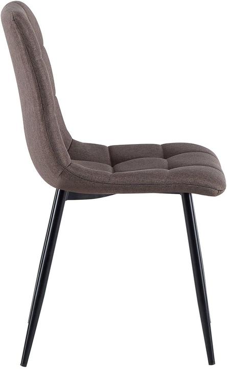 Image du produit Swisshandel24 Set de 4 chaises Antibes Tissu