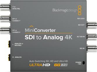 Produktbild Blackmagic Mini Converter SDI-Analog 4K (Digital -> Analog)