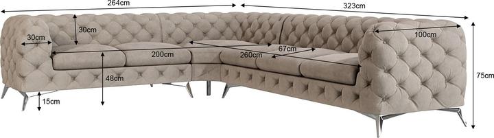 Actual product image Ropez Chelsea (Corner sofa)