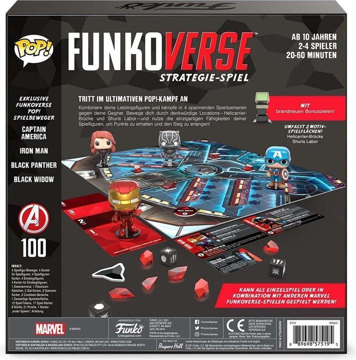 Produktbild Funko Games:Pop! Funkoverse - Marvel (Deutsch)