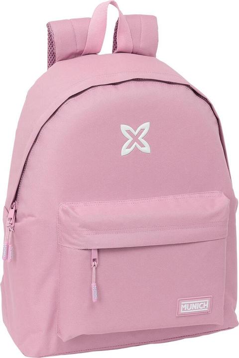 MunichSport Schulrucksack Munich Basic Rosa 33 x 42 x 15 cm