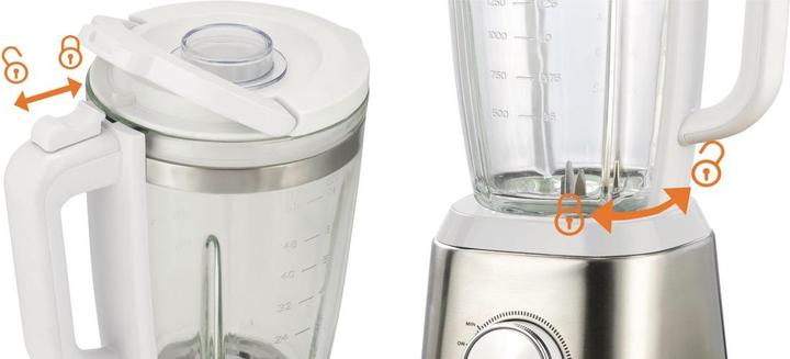 Image du produit Gorenje Blender High Performance - blanc, argenté - 1,75 l (1400 W)
