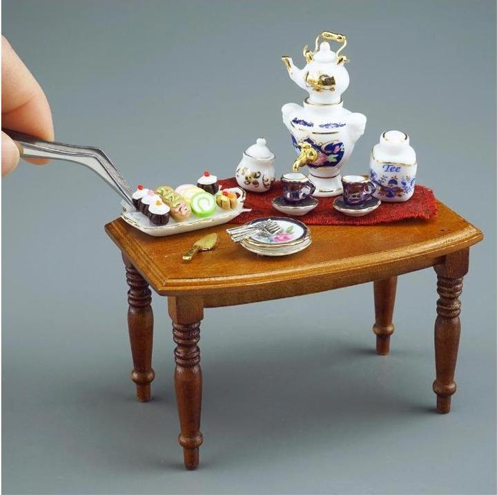 Immagine prodotto Reutter 001.850/1 - Tavolo Biedermeier "Tea Time", miniatura