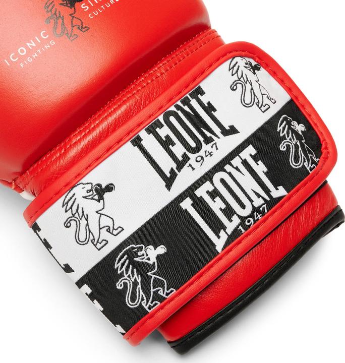 Immagine prodotto Leone Guantoni da boxe Iconic Red GN208 (16 OZ, Taglia unica)