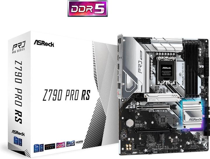 Image du produit AsRock Z790 Pro RS (LGA 1700, Intel Z790, ATX)