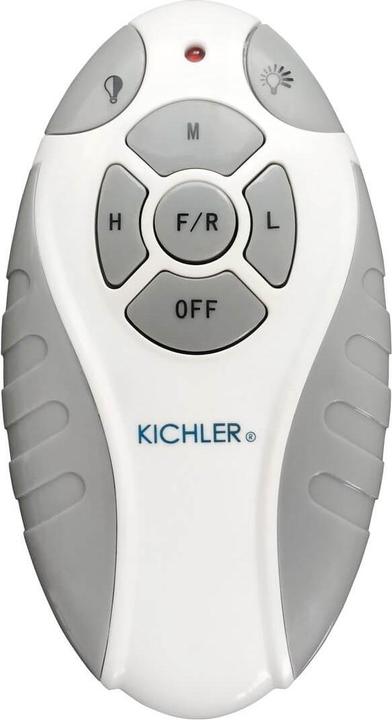 Produktbild Elstead Lighting Sola leiser Deckenventilator mit LED Licht Ø86cm + Fernbedienung Silber
