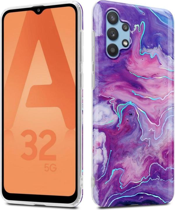 Actual product image Cadorabo IMD TPU Colorful Marble Cover (Samsung Galaxy A32 5G)
