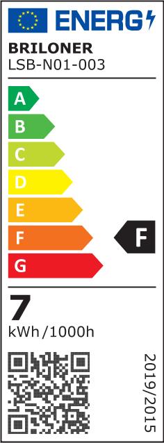Energie-Label Briloner LED Badleuchte, chrom, LED/6,5W (700 lm)